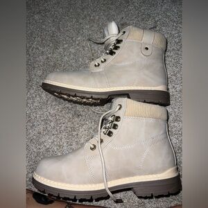 ANJOUFEMME Womens Winter Boots Size:8